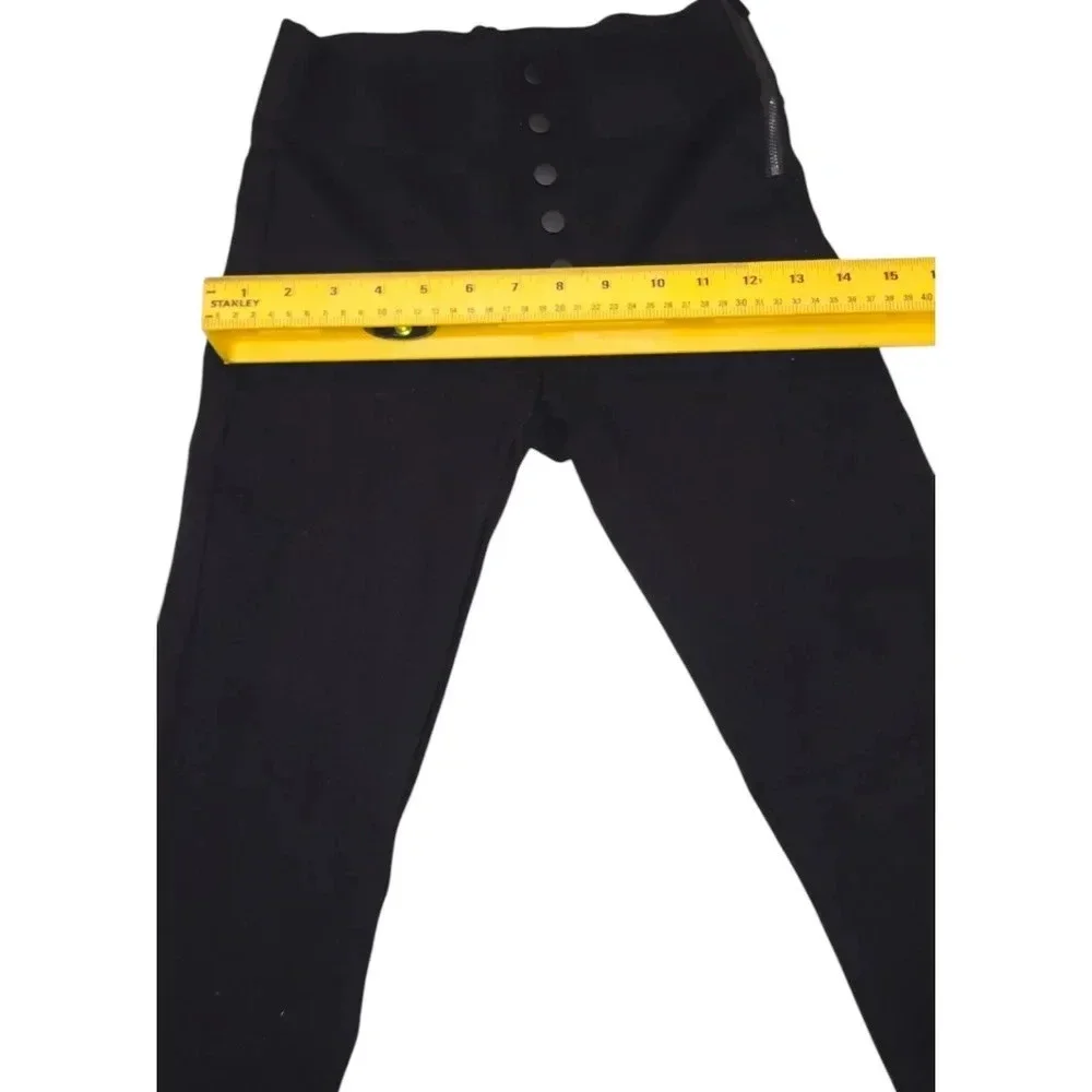 Zara Trafaluc Black Skinny High Waisted Thick Premium Leggins/Pants Size M - Picture 7 of 9